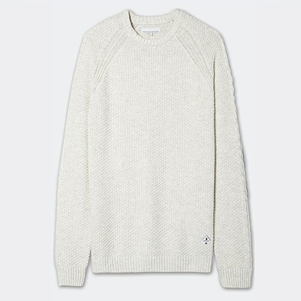 Pull manches torsadées