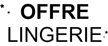 offre lingerie