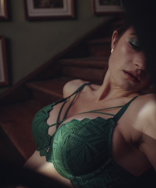 VALOR Soutien-gorge push up dentelle vert 45,00 €