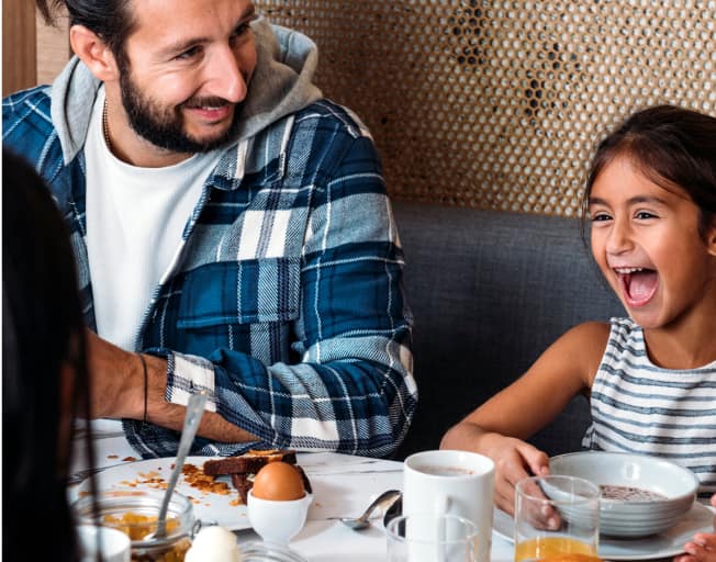 Le petit-déjeuner offert pour les moins de 16 ans 